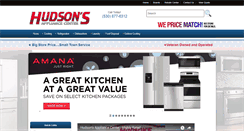 Desktop Screenshot of hudsonsappliance.com